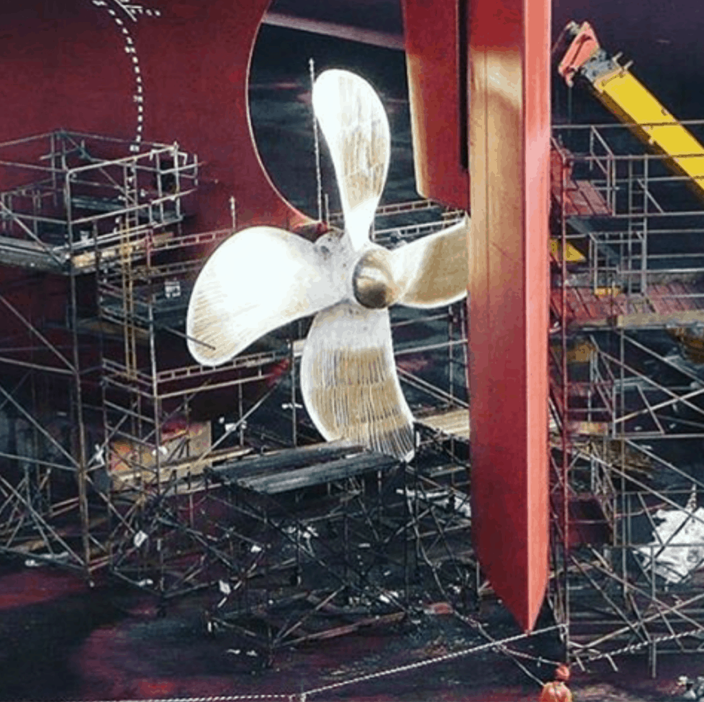 6. Propeller of a tanker. Credis to Nikolaos Avlonitis