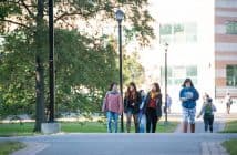 early fall campus