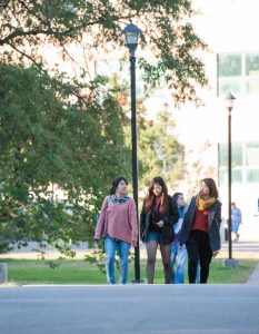 early fall campus