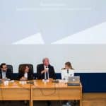 Future vessels: standardization, digitalization, autonomous ships. Α-Δ: Κωνσταντίνος Μαούνης, Technical Director, Polembros Shipping, Δημήτριος Στεφάνου, Fleet Manager, Maran Gas Maritime Inc., Μαρία Τσομπάνογλου, New Buildings and S&P Senior Engineer, Minerva Marine Inc., Professor John Carlton FREng, Professor of Marine Engineering, City, University of London, Υποπλοίαρχος Λ.Σ., Φωτεινή Χαριτίνη Πρέκα, Διεύθυνση Εκπαίδευσης Ναυτικών, ΥΝΑΝΠ, Ηλίας Μπίσιας, Διευθυντής, Ναυτικά Χρονικά