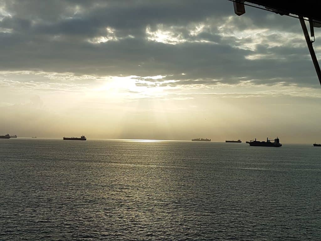 3. Anchorage at Cristobal Panama. Credits to Petros Exarchou