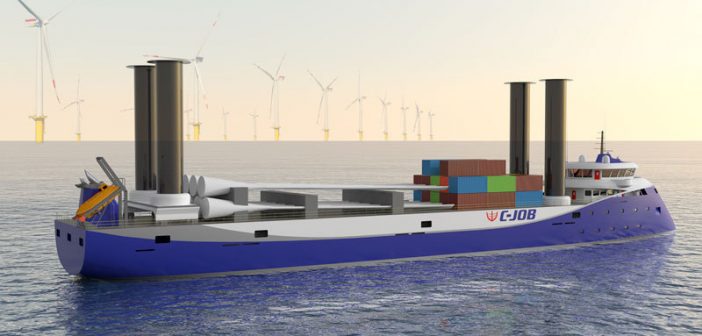 C-Job-naval-architects-flettner-freighter-concept-design-ship-1