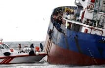 Cargo ship accident in Istanbul