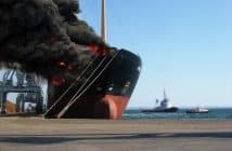 bulk carrier fire