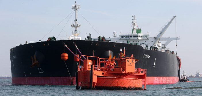 Iranian crude oil vessel arrives in S. Korea