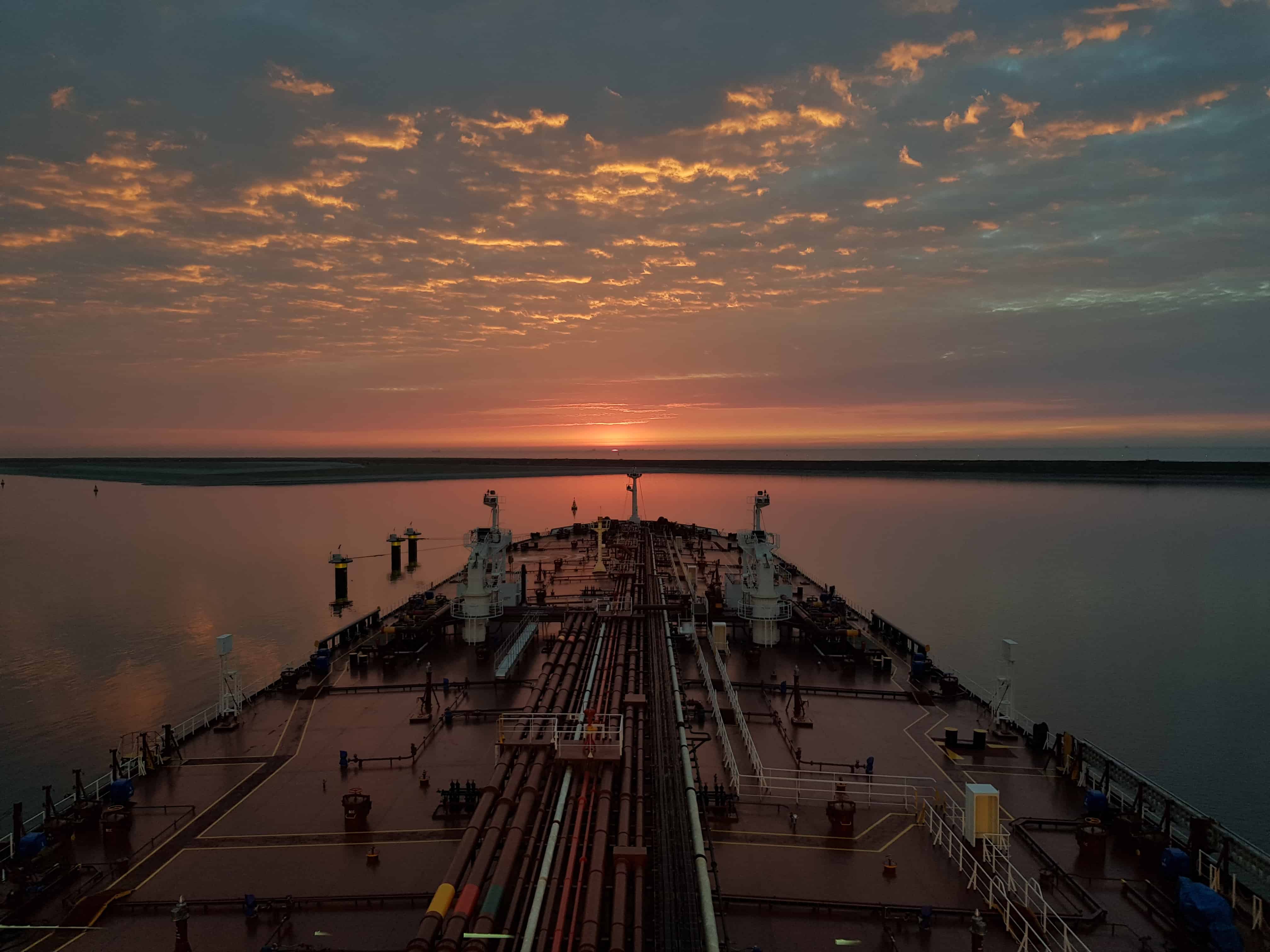 2. Sunset at North Sea. Credits to Michail Souklin