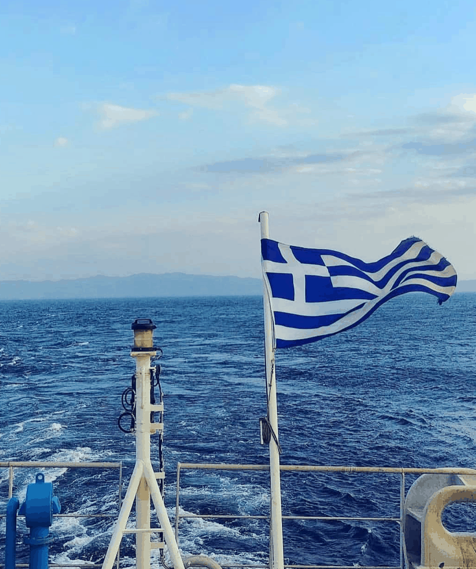 5. Greek flag. Credits to Aris Poulimenos