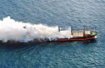 Cargo ship Purple Beach emergency in the North Sea