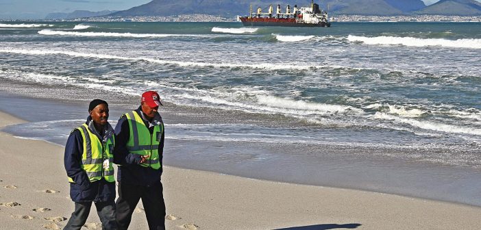 Environmental hazard posed by Turkish ship aground in Cape Town, South Africa