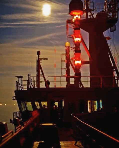 With the moon on the background. Credits to Vasilis Kokosioulis