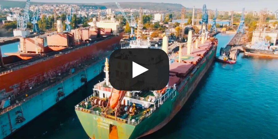 Ο δεξαμενισμός ενός Bulk Carrier (Bίντεο)