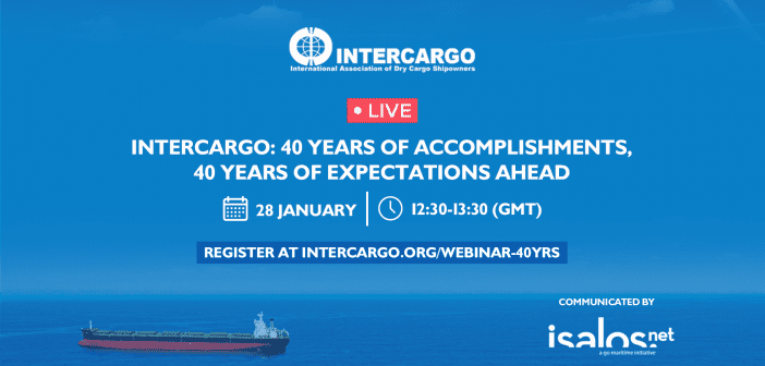 INTERCARGO: Webinar για το μέλλον του Dry Bulk Shipping Industry