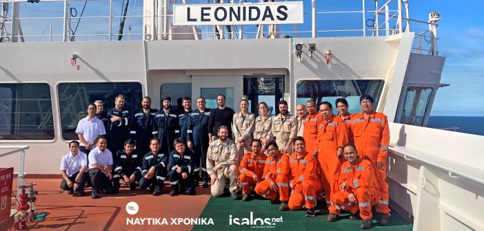 Πάσχα εν Πλω με το Πλήρωμα του Μ/Τ LEONIDAS της Andriaki Shipping (βίντεο)