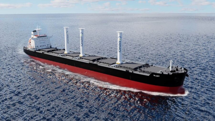 Rotor Sails σε ένα ακόμα φορτηγό πλοίο