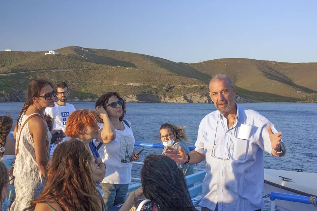 Στιγμιότυπο από τον πλου με το ΟΙΝΟΥΣΣΑΙ ΙΙΙ