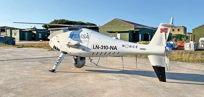 Drones της EMSA στα Στενά του Γιβραλτάρ για τις εκπομπές θείου των πλοίων