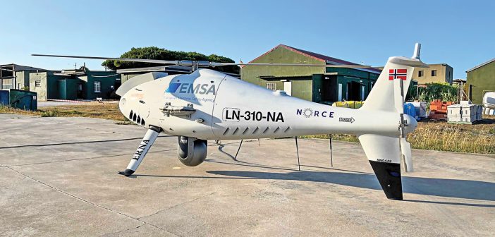 Drones της EMSA στα Στενά του Γιβραλτάρ για τις εκπομπές θείου των πλοίων