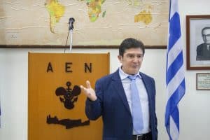 ο διευθυντής της Σχολής Πλοιάρχων καπτ. Ιωάννης Τσαλαπάκης