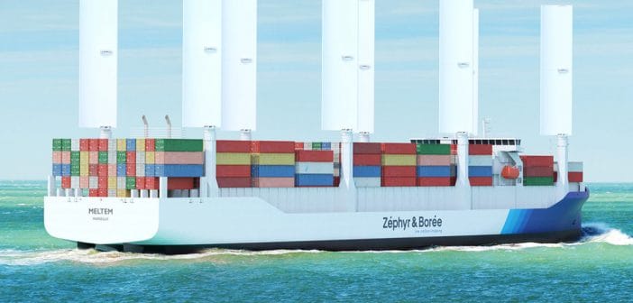 Η αιολική ενέργεια, το μέλλον για την πρόωση των containerships;