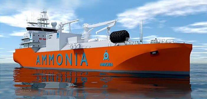 Η MOL σχεδιάζει ένα πλοίο εφοδιασμού καυσίμου αμμωνίας