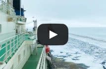 Παγοθραυστικό πλοίο διασχίζει τον Αρκτικό Ωκεανό (Βίντεο)