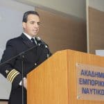 Ο Διοικητής της ΑΕΝ Μακεδονίας, Αντιπλοίαρχος Λ.Σ. Γεώργιος Μακρής