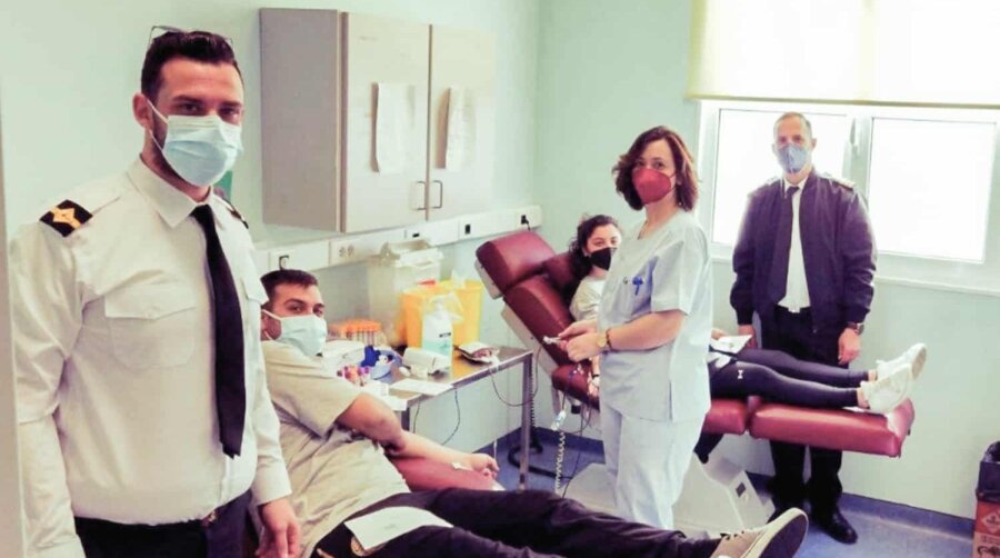 Εθελοντική αιμοδοσία από την ΑΕΝ Οινουσσών