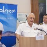 Ο Β' Υπαρχηγός Λ.Σ. Αντιναύαρχος Αλέξανδρος Τσελίκης