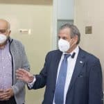 Στιγμιότυπο από το workshop με θέμα «Κανόνες ορθής χρήσης των νέων τεχνολογιών στα πλοία», στο οποίο συμμετείχαν οι κ.κ. Γιώργος Ζερβός, Head of Sales, Tototheo Maritime, Νίκος Μπραΐμης, VSAT Specialist, Tototheo Maritime και καπτ. Παναγιώτης Καρούτσος, HR Manager, Atlantic Bulk Carriers Management Ltd.