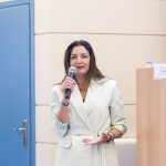 Στιγμιότυπο από την τοποθέτηση της κας Ελίνας Κασσωτάκη, Αντιπροέδρου της WISTA Hellas