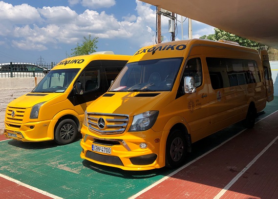 Τα λεωφορεία του το Ιδρυμα Ευγενίδου έχει δωρίσει στο Ε.Ε.Ε.Ε.Κ. Αλεξανδρούπολης
