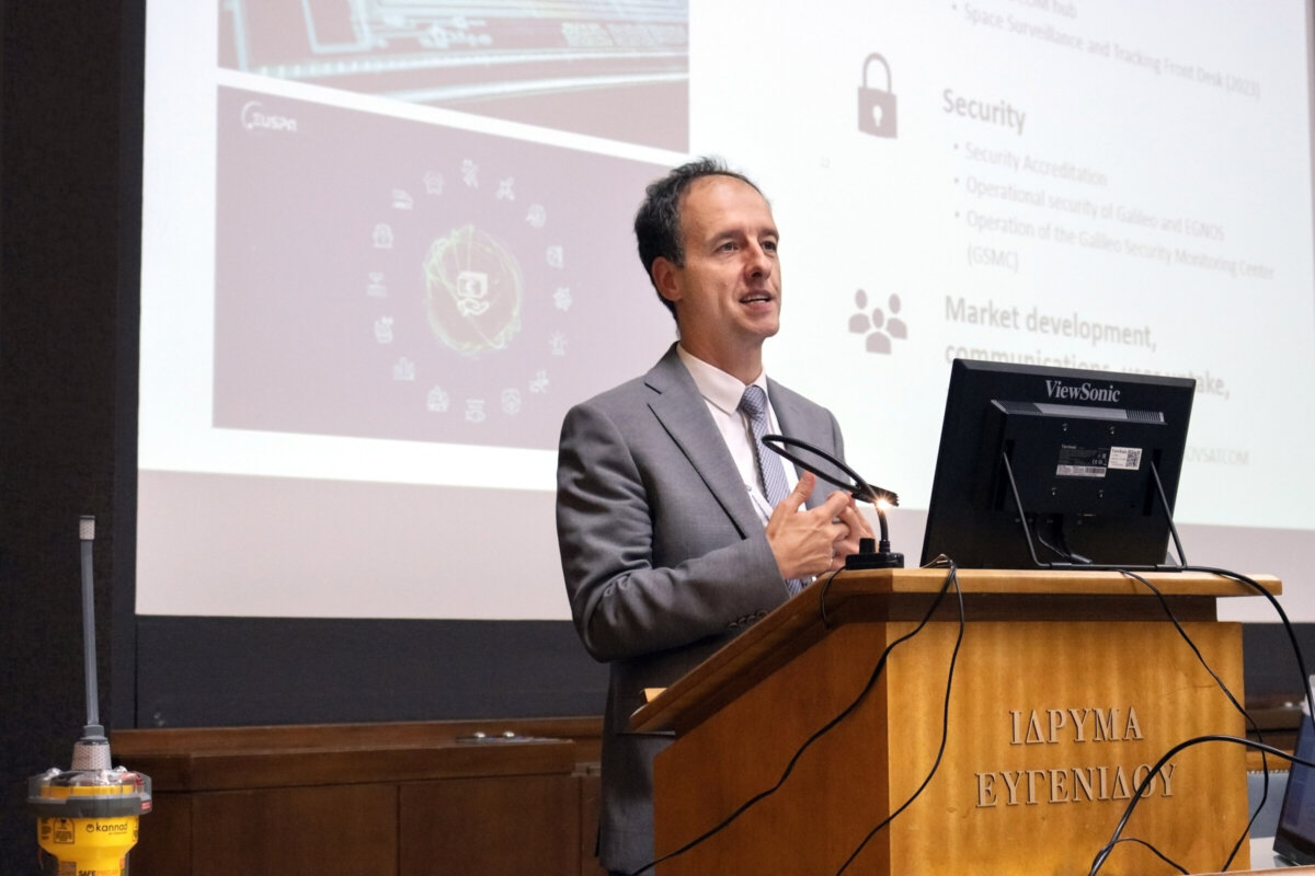 Ο κ. Rodrigo da Costa, Executive Director, EU Agency for the Space Programme
