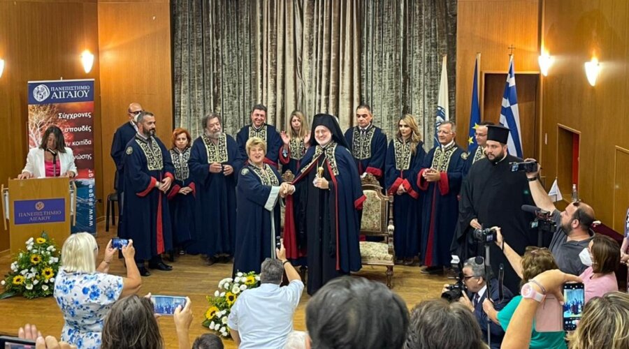 Πανεπιστήμιο Αιγαίου: Ο Αρχιεπίσκοπος Αμερικής νέος επίτιμος διδάκτορας