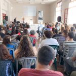 Στιγμιότυπο από την παρουσίαση της Υποπλοιάρχου Λ.Σ. Αναστασίας Ζαμπά για το σύστημα εισαγωγής στις ΑΕΝ