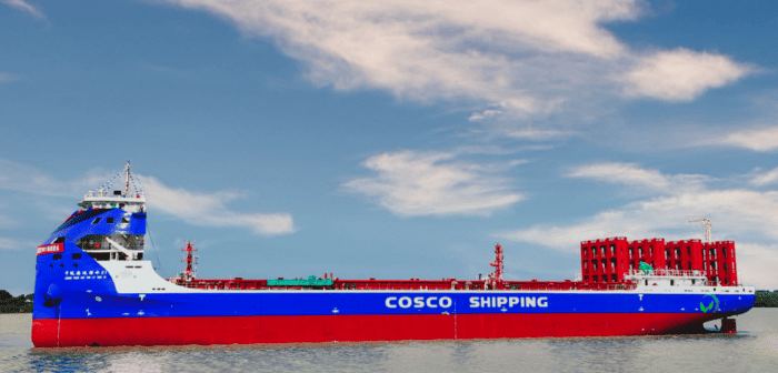 COSCO: Σαλπάρει νεότευκτο ηλεκτρικό containership