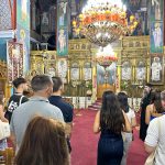 Στιγμιότυπο από την επίσκεψη στον Άγιο Νικόλαο