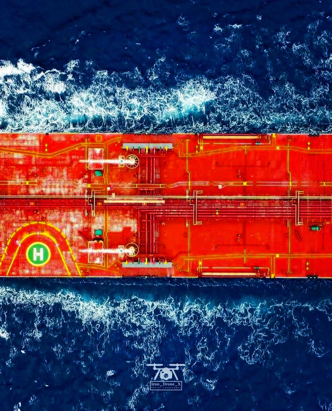 2. Oil tanker underway  Credits to Iron Drone X